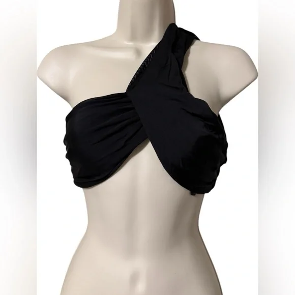 Michael Costello x Revolve Magnolia Cropped Top in Black - Picture 4 of 7